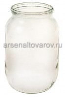 Банка стеклянная для консервирования СКО-1-82 1 л (обычная крышка) (Дмитров)