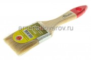 Кисть плоская 50 мм натуральная щетина деревянная ручка Хобби Стандарт Плюс (01-1-020)