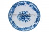 Тарелка мелкая фарфоровая 230 мм Синий цветок (UG000176) (КНР)