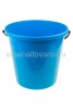 Ведро пластиковое 10 л для пищевых Ромашка (02013) голубое (Ар-Пласт) 