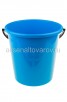Ведро пластиковое  8 л для пищевых Ромашка (02012) голубое (Ар-Пласт) 