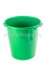 Ведро пластиковое  8 л для пищевых Огородное (020122) зеленое (Ар-Пласт) 