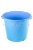 Ведро пластиковое  6 л для пищевых Ромашка (02011) голубое (Ар-Пласт) 