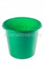 Ведро пластиковое  6 л для пищевых Ромашка (02011) зеленое (Ар-Пласт) 