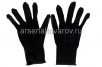 Перчатки рабочие полиэстеровые без покрытия размер М Для сборочных работ PR-BP012 черные (Фиберон) 