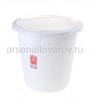 Ведро пластиковое 10 л для пищевых мерное (ВЕ0110) мрамор (Дарел) 