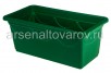 Ящик для рассады пластиковый 46*19*15 см 9,5 л Росток (7039) зеленый (Ар-Пласт) 