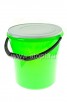 Бак пластиковый  20 л для пищевых с крышкой и ручкой (01020) зеленый (Пятигорск) 